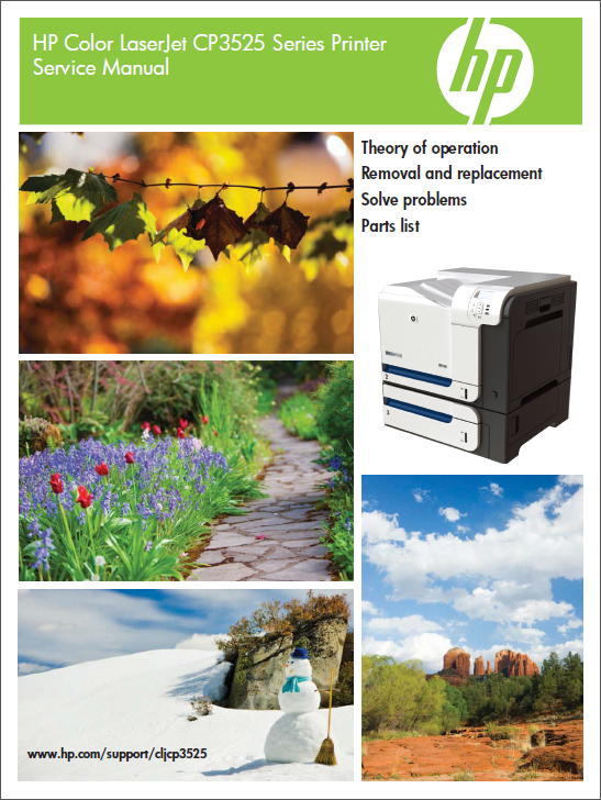 HP Color LaserJet CP3525 Service Manual-1